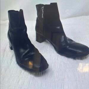 Elegant Black Heeled Boots